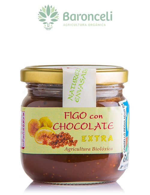 Mermelada de higo con chocolate.