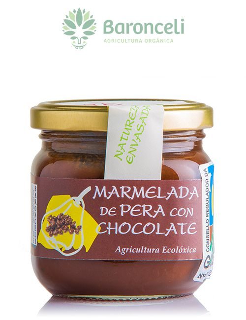 Mermelada de pera con chocolate