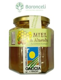 Miel con almendras